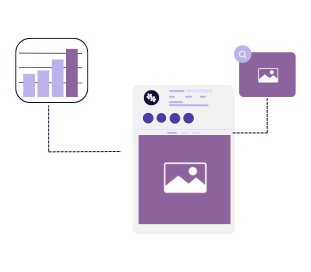 Interface de gestion des réseaux sociaux montrant une publication, une analyse de performance et un aperçu visuel — Community Management par ReachLab